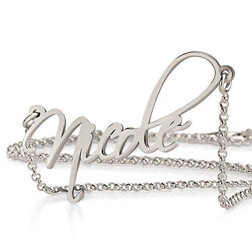 Personalized Sterling Silver Name Necklace, Any Personalized Name, Custom Handmade